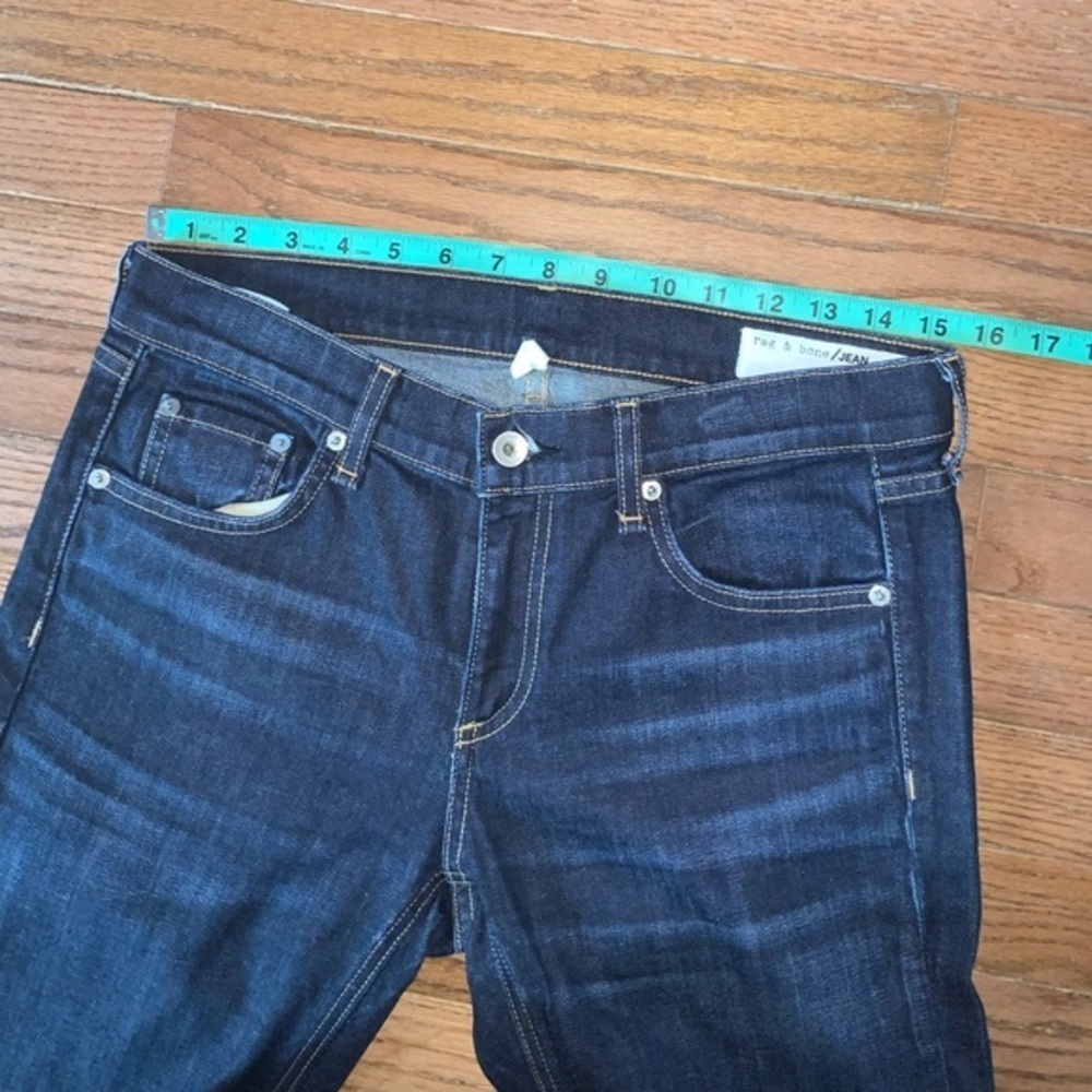 Rag & Bone Beverlys Dark Denim Skinny Jeans Size 27 - Picture 9 of 10